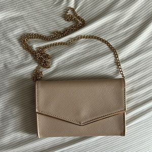 Beige small clutch/wallet purse